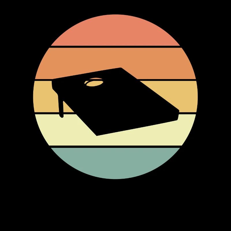 Retro Cornhole Brett Design