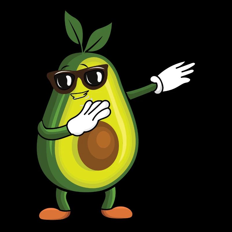 Avocado funny gift fruit
