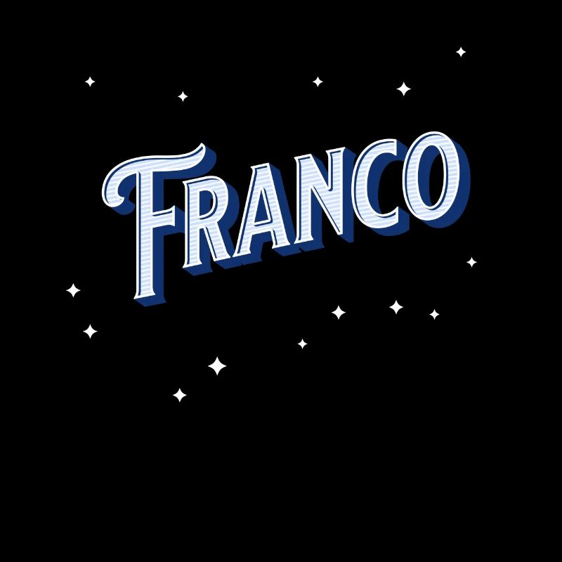 Franco name personalized