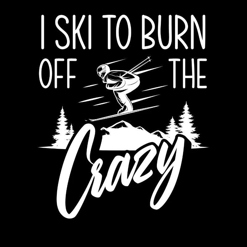 Fun Skiing Skier Gift