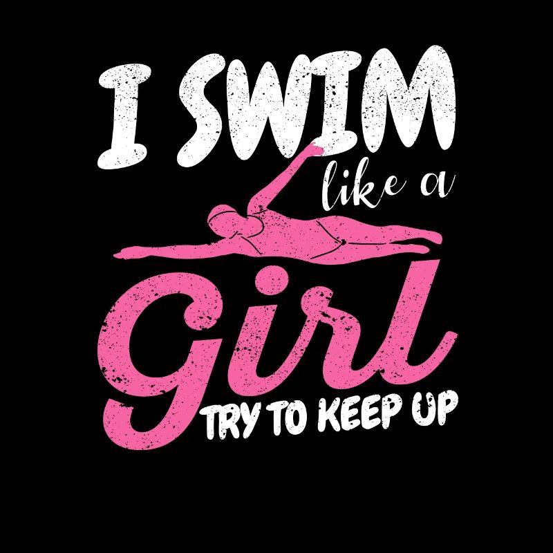 Ich schwimme wie ein Mädchen und versuche, mit den