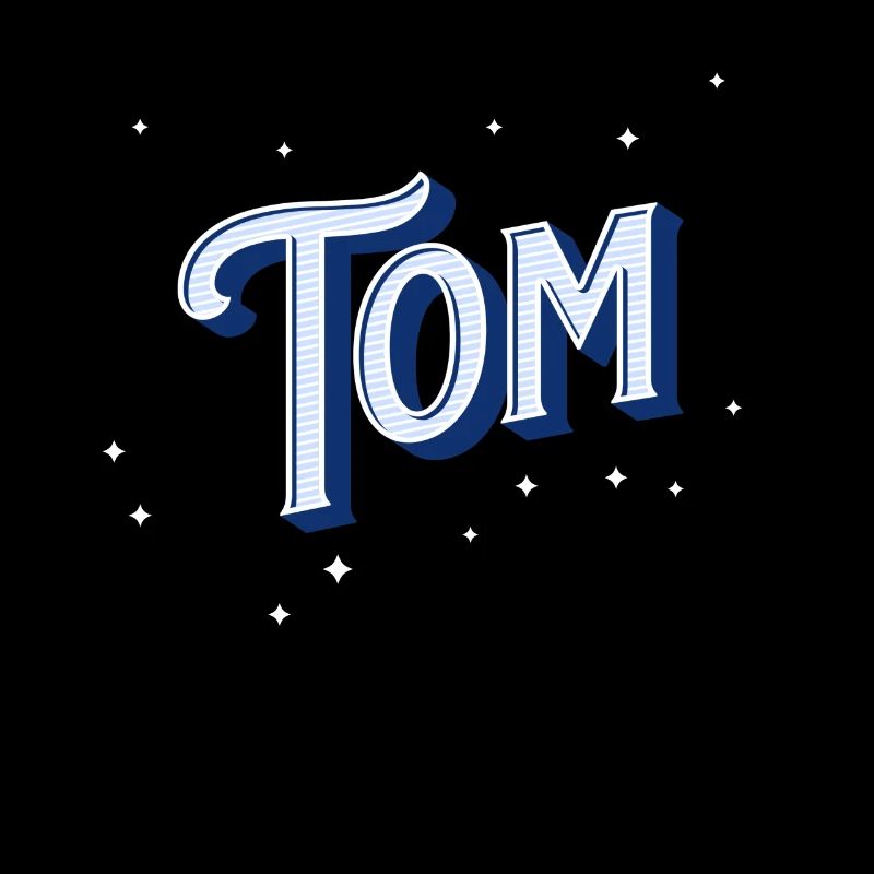 Tom's name personalized