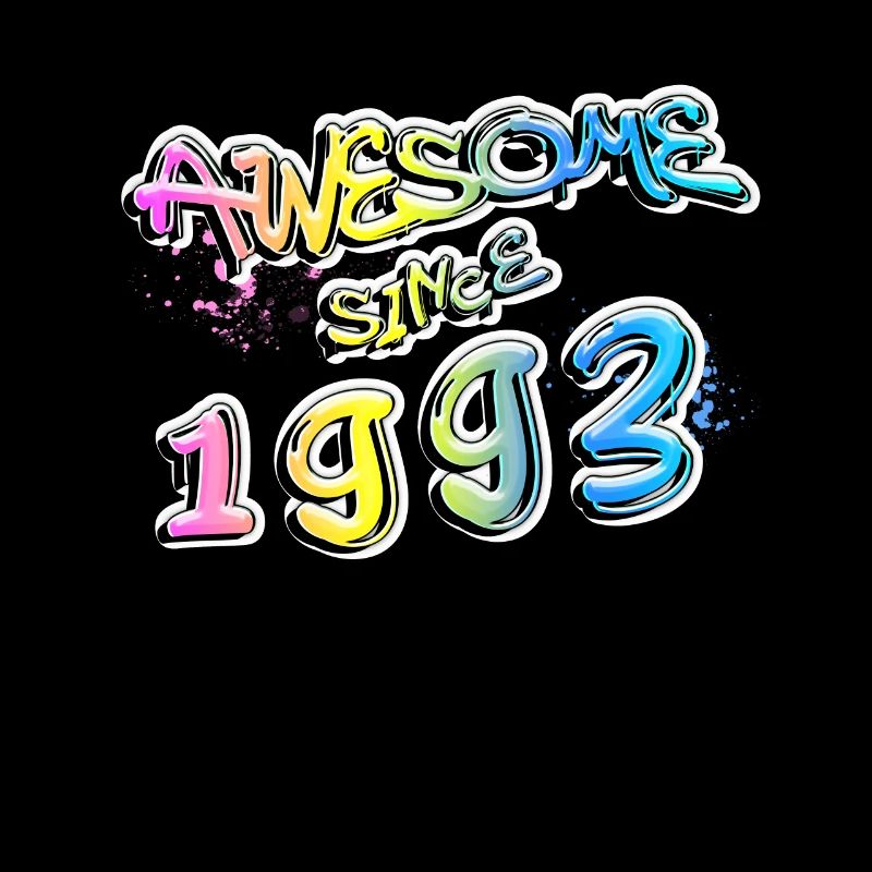 Awesome since 1993 Graffiti Motiv