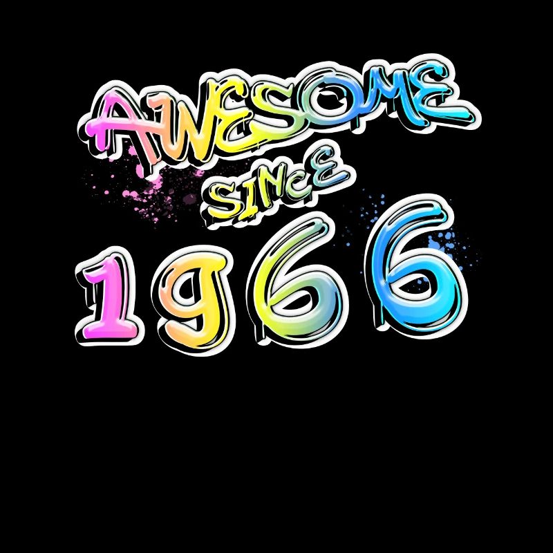 Awesome since 1966 Graffiti Motiv