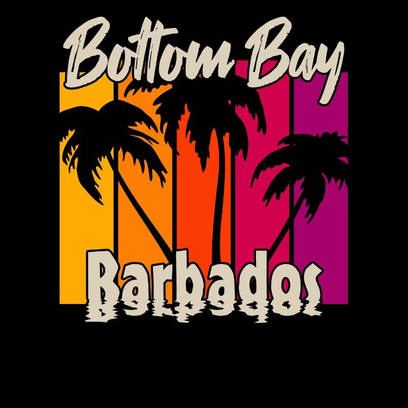 Vintage Bottom Bay Barbados Sunset
