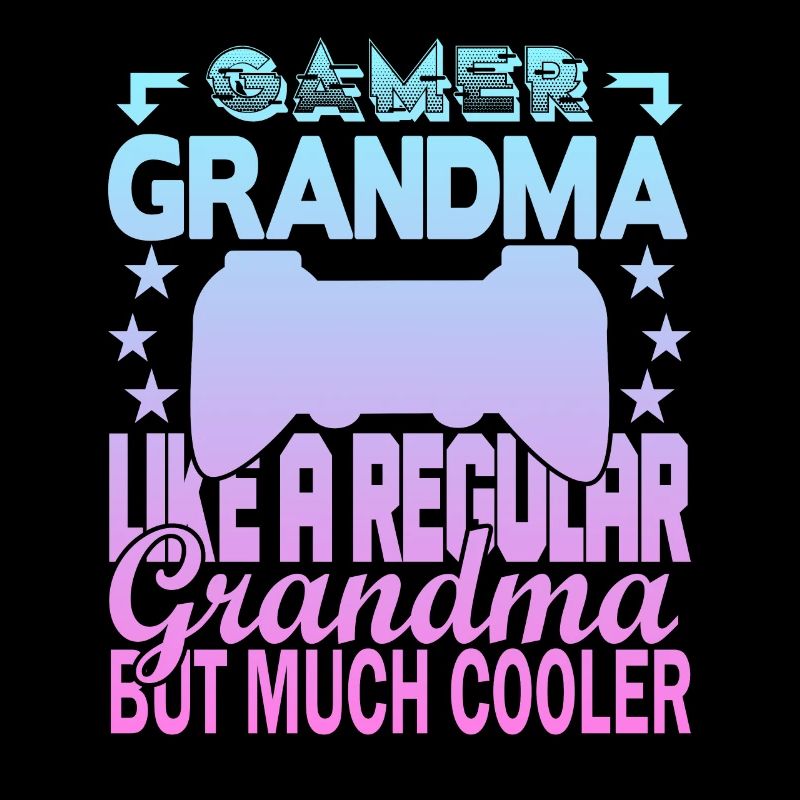 Grand-mère joueuse