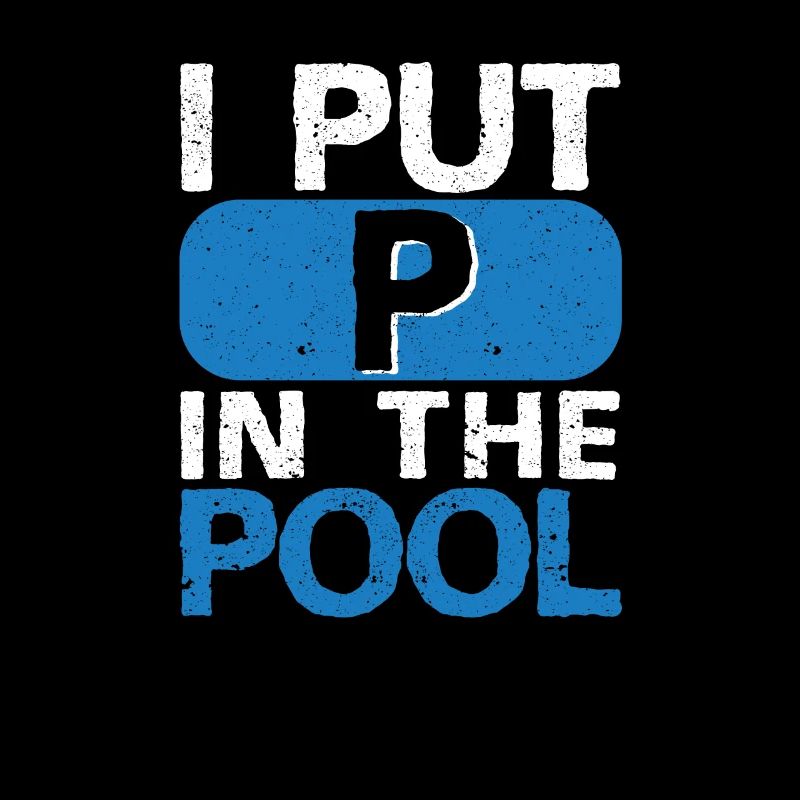J’ai mis P dans la piscine drôle d’eau de baignade de plage
