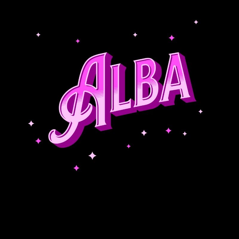 Alba name personalized