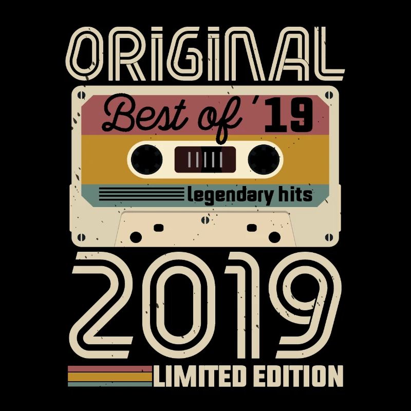 Vintage Geburtstag Original Geschenkidee 2019