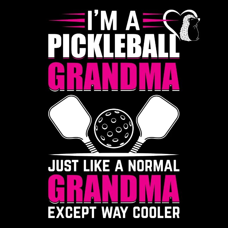 Playing Pickleball Grandma Pickleball Player