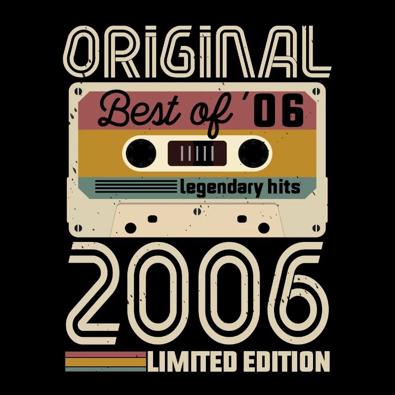 Vintage Geburtstag Original Geschenkidee 2006