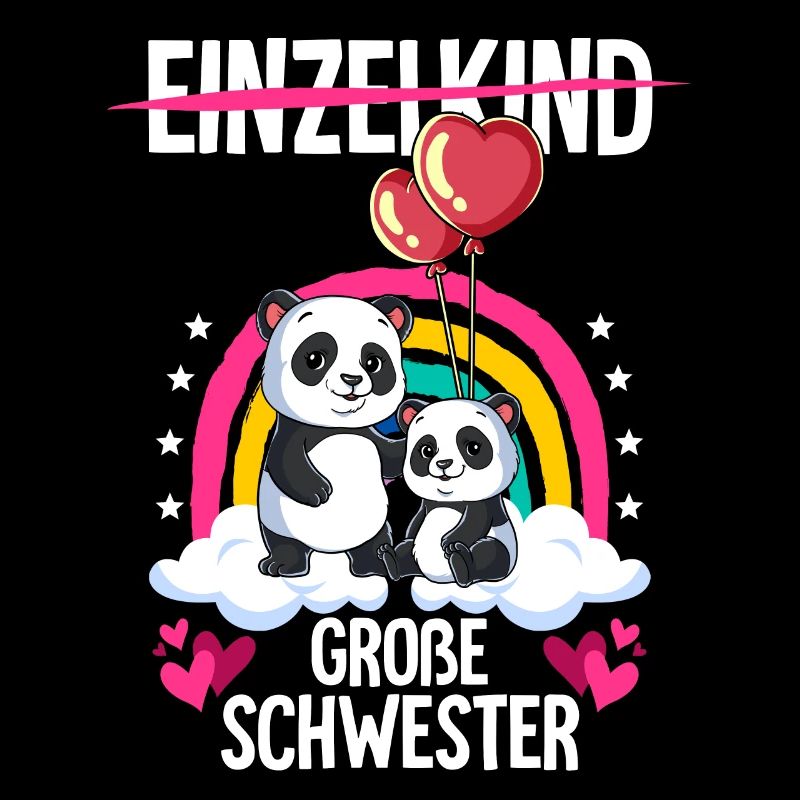 Ich werde Große Schwester Panda