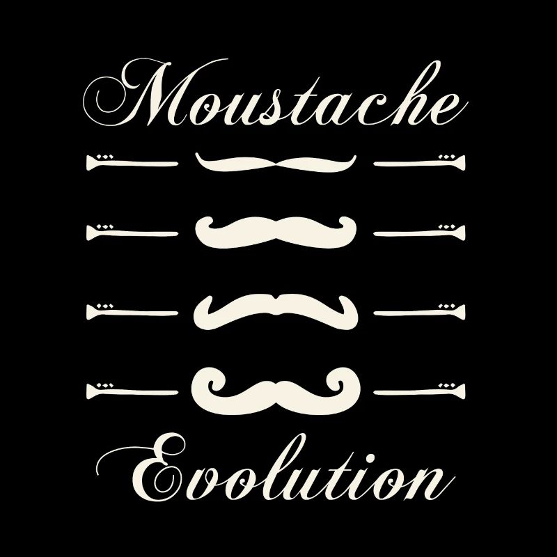 moustaches evolution, Idée cadeau d'élégance.
