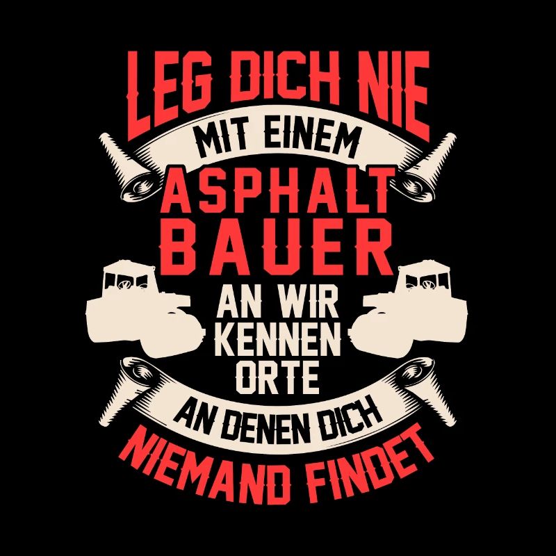 Asphaltbauer kennen Orte Straßenbauer