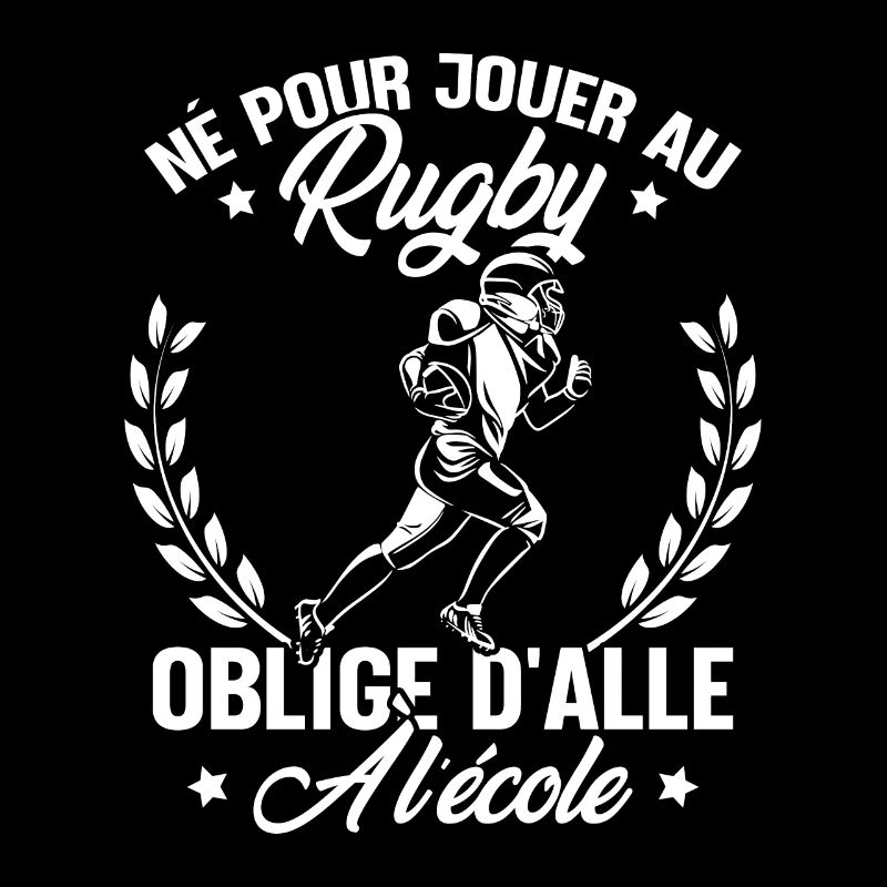 Né pour jouer au rugby oblige d'aller à l'école