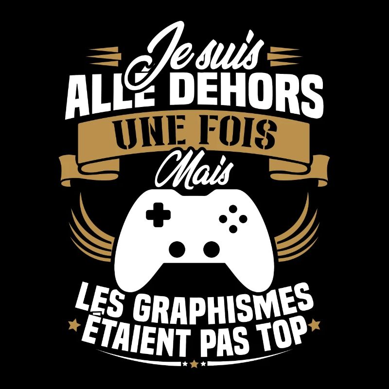 Humour cadeau console graphisme jeux vidéo