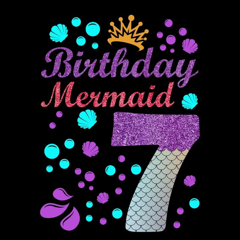 Birthday Mermaid 7 Shell Summer Vibe 7