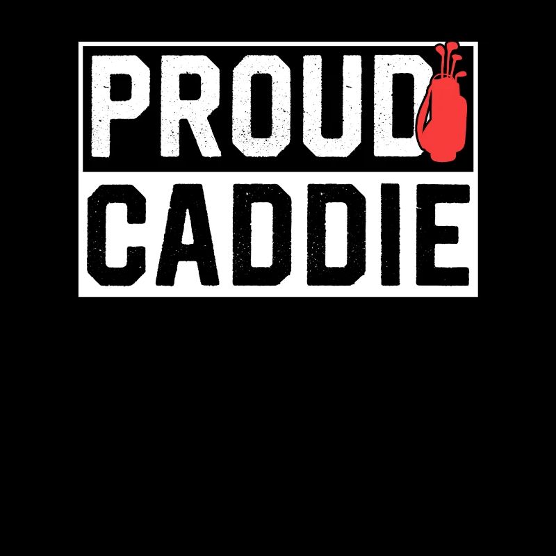 Stolzer Caddie Beruf Golfen Golf Golfer