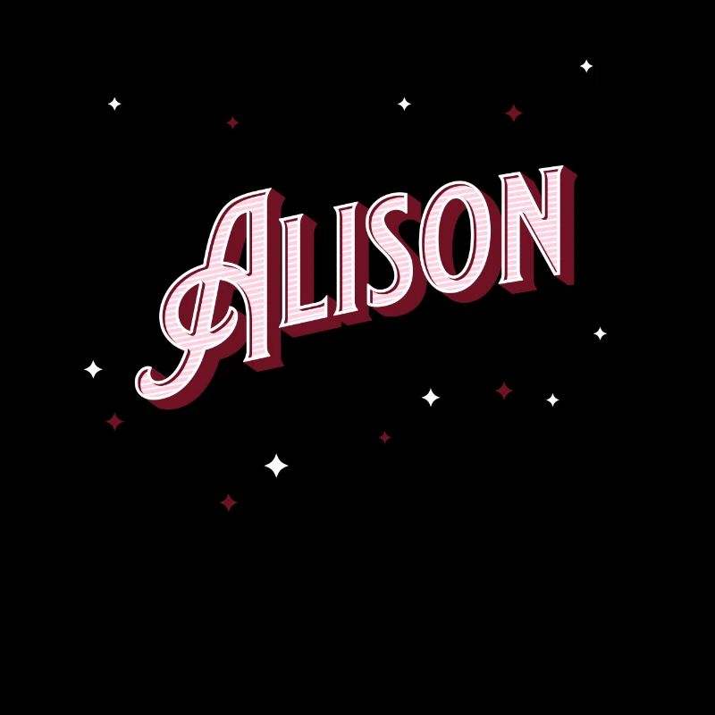 Alison name personalized