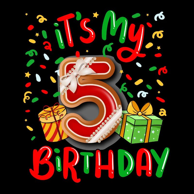 C’est mon cadeau de Noël 5ème anniversaire 5.
