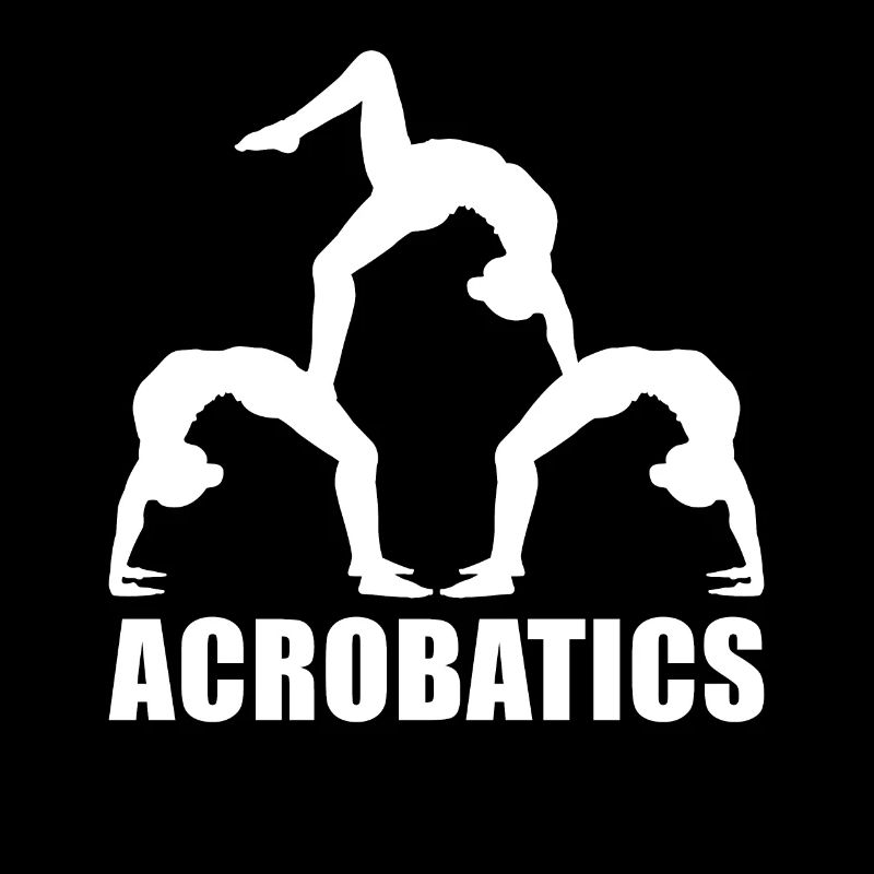 Retro Graphic Gymnast Gymnastics Acrobat Acrobatic