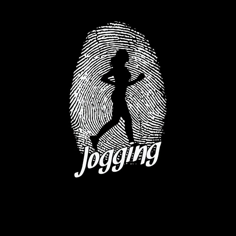 Le jogging comme empreinte digitale Fitness Running