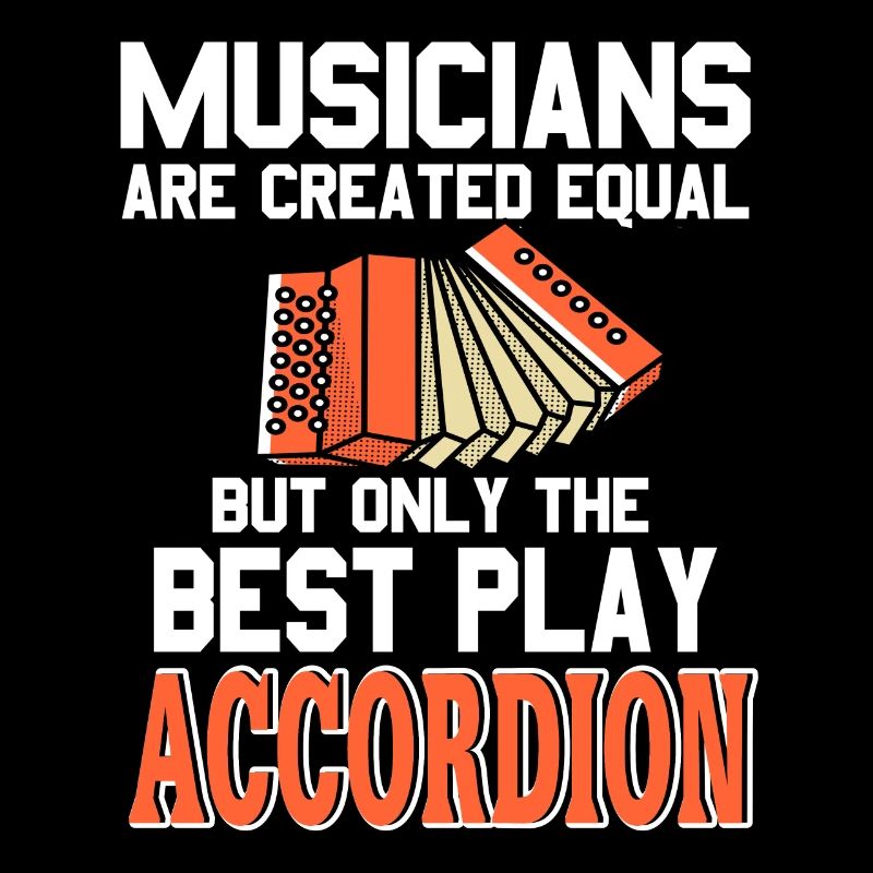Musicians are creates equal play Accordion