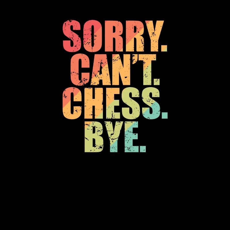 Pardon. Ne. Échecs. Au revoir. Casse-tête d’échecs