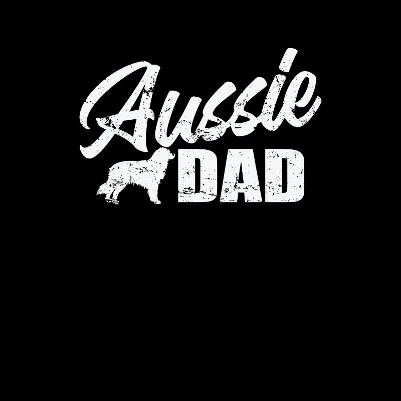 Aussie Dad Australian Shepherd Hund Haustier