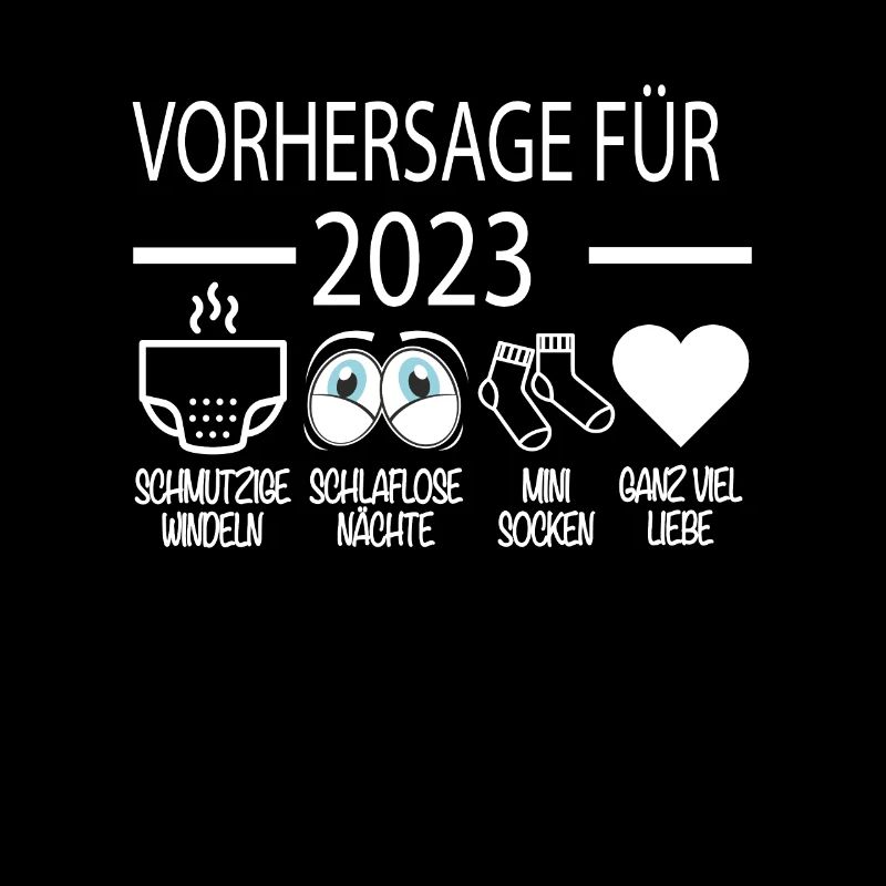 Vorhersage 2023 Werdender Papa Werdende Mama