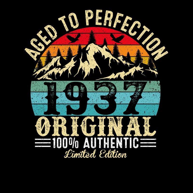 Vieilli À La Perfection 1937 Original