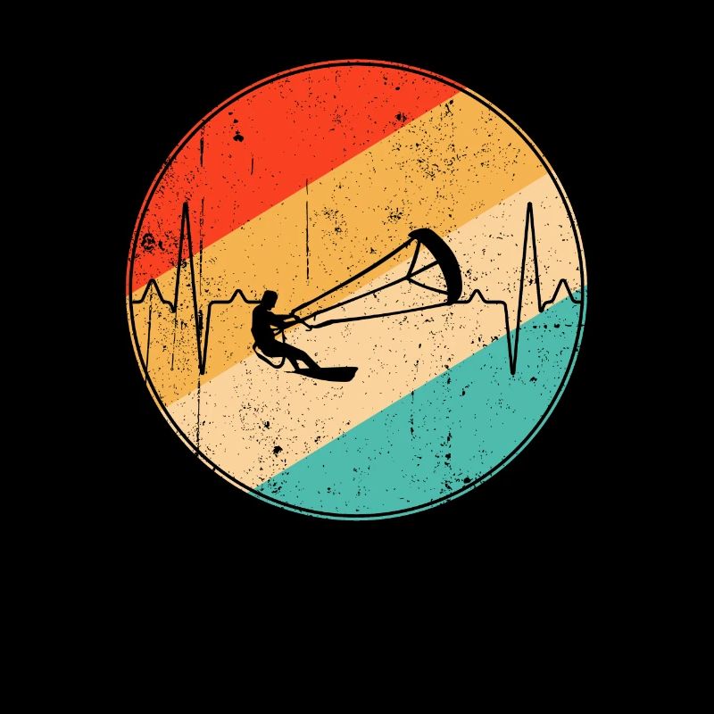 kite surfen retro herzschlag