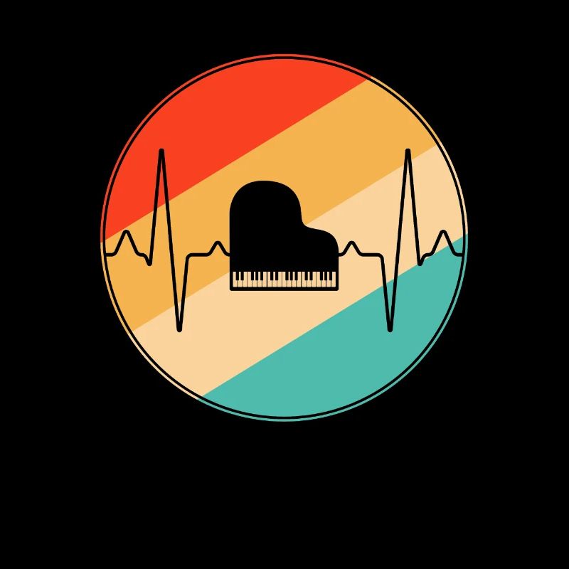 Piano Retro Heartbeat