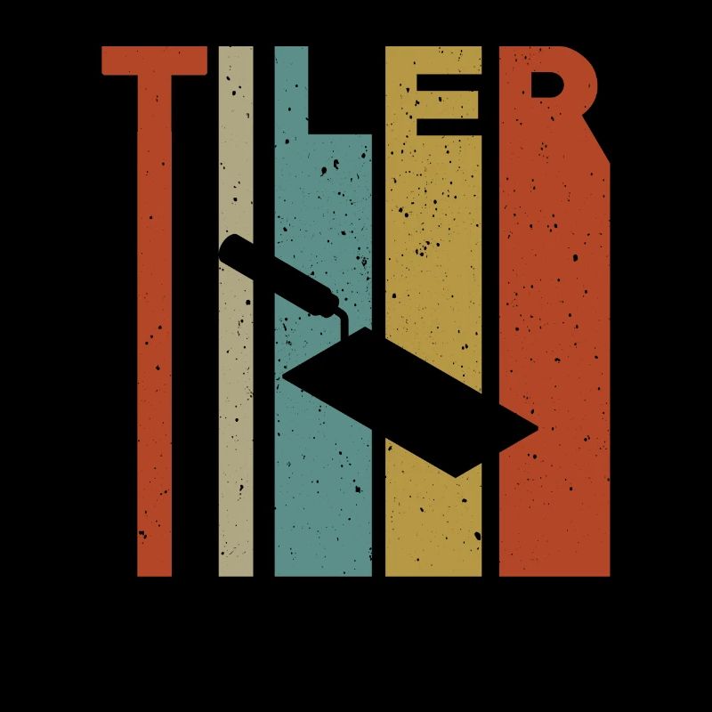 Retro tile trowel design