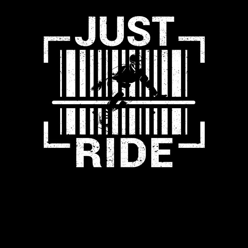 Barcode Just Ride Funny Snowboarding Liebhaber