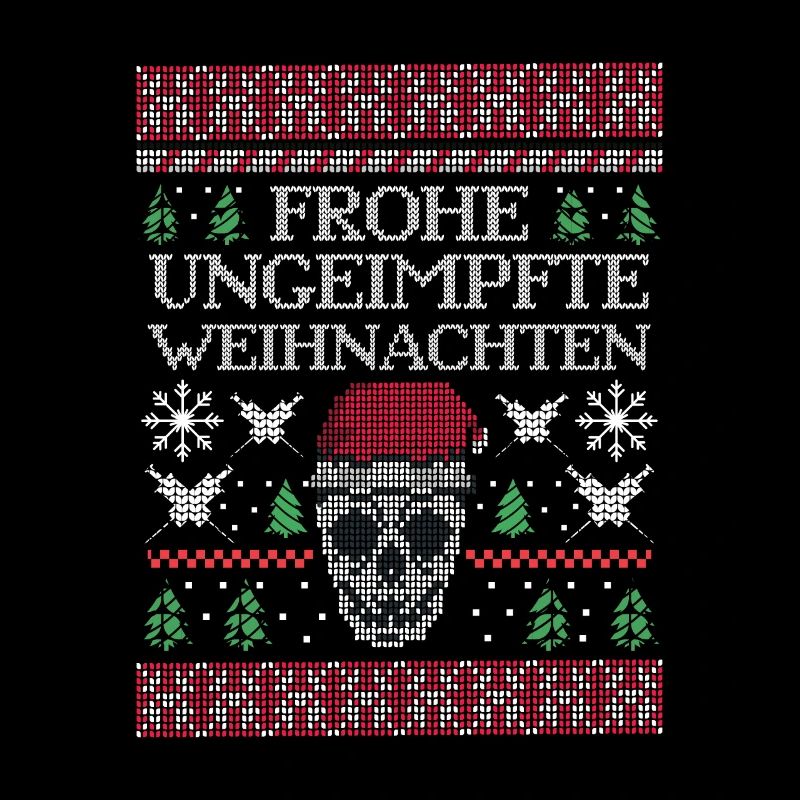 Joyeux Noël Crâne de Noël laid