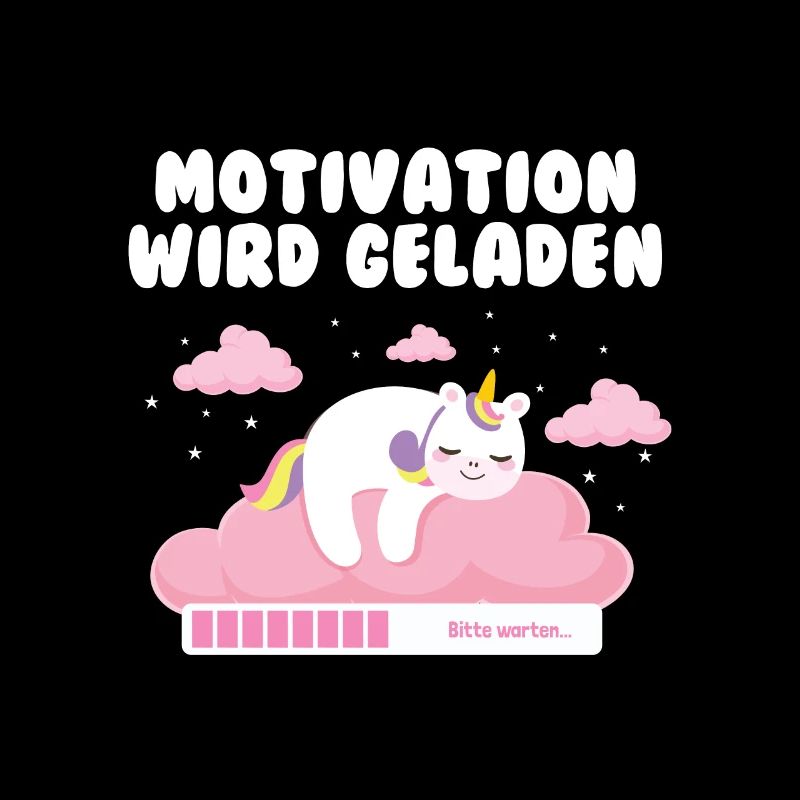 Motivation Wird Geladen Einhorn baby