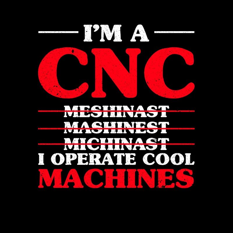 Mechanic CNC operator CNC milling cutter