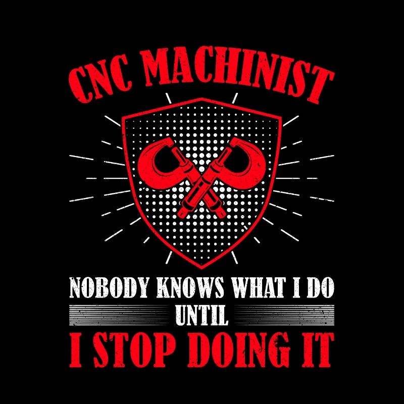 Mechanic CNC operator CNC milling cutter