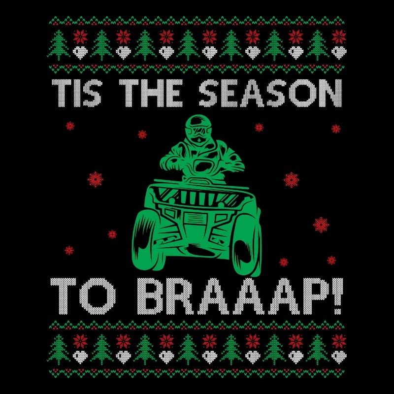 Quad moche Noël Dire Citation C’est la saison à