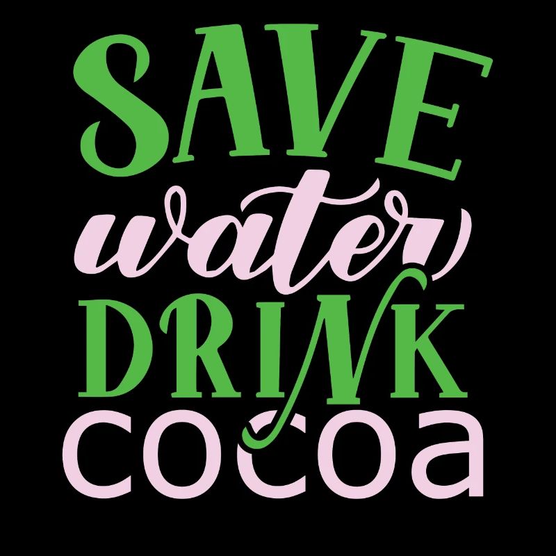 Ich bin heißer Schokoladentrinker Choco Drink