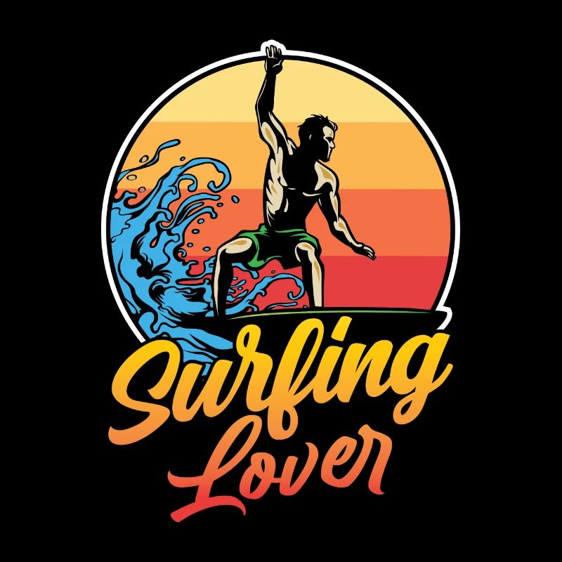 Surfing Lovers Surfboard Surfer Surfing