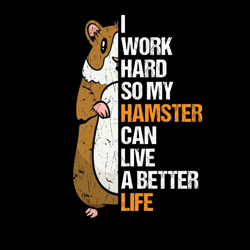 J’aime mon propriétaire de hamster qui dit