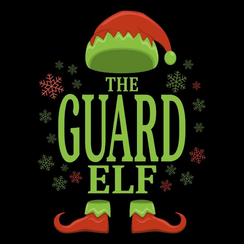 Security guard Christmas elf