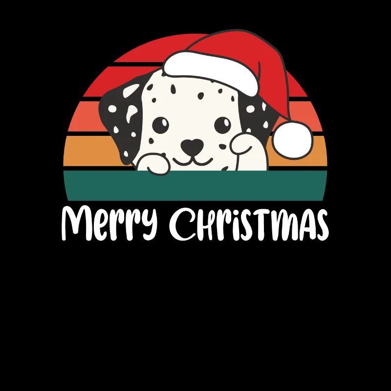 Joyeux Noël Retro Dalmatien
