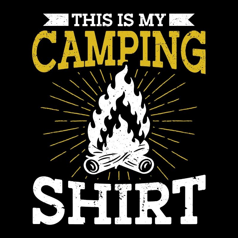 Camping Geschenk Lustiger Spruch für Camper