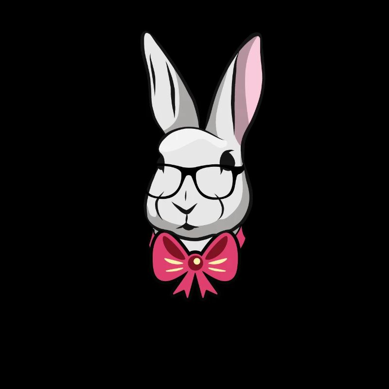 Cute Easter Rabbit Fly