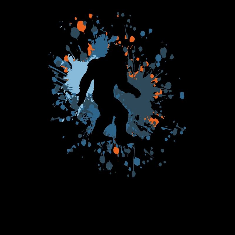 Éclaboussure de couleur Bigfoot