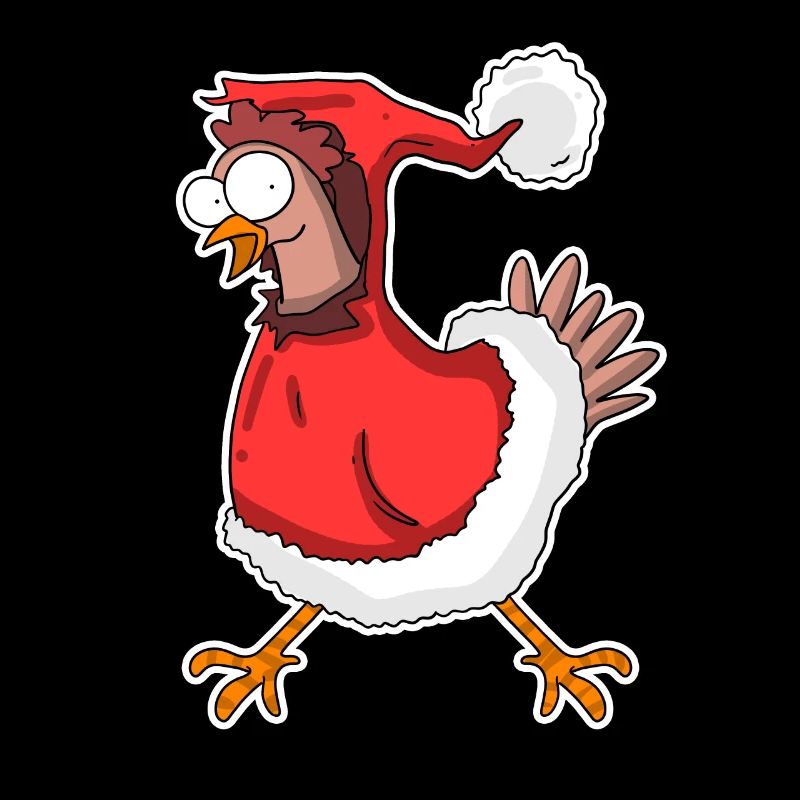 Weihnachten Huhn