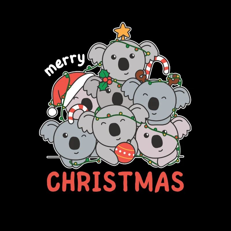 Koala Arbre de Noël Joyeux Noël